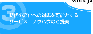 3�D����̕ω��ւ̑Ή����\�Ƃ���T�[�r�X�A�m�E�n�E�̂���